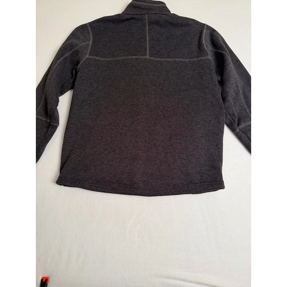 Avalanche Outdoor Supply Co Mens XL Full Zip Sweater Fleece Jacket Charcoal Gray